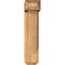 Ekena Millwork Traditional Craftsman Smooth Bracket w/ Offset Brace, Western Red Cedar, 5 1/2"W x 16"D x 24"H BKT0604X16X24TRA04SWR - alternate 2